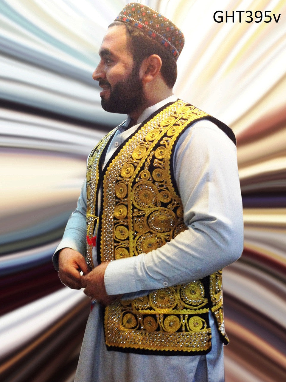 traditional afghan pathan vest