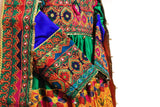 Pathani Dress In Green Color With Orange Jolay Fabric