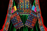 Persian Bridal Frock In Green Fabric Afghan Clothing Online