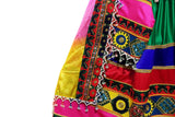 Afghani Dress In Green Color With Beautiful Embroidery And Beads Work