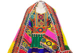 Afghani Dress In Green Color With Beautiful Embroidery And Beads Work
