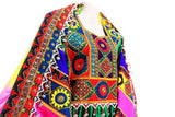 Afghani Dress In Green Color With Beautiful Embroidery And Beads Work