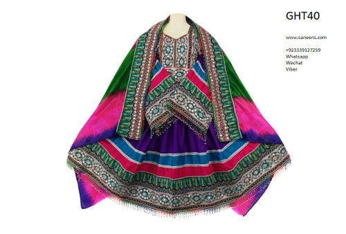 Afghan Bridle Long Dress