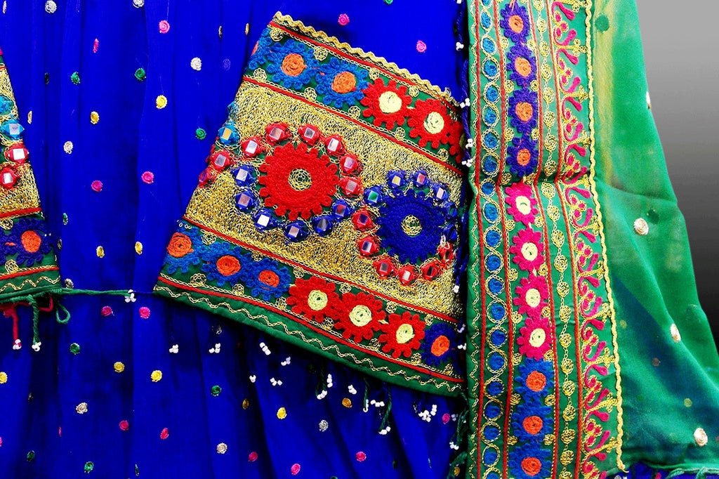 persian bridal frocks with mirrors work embroidery