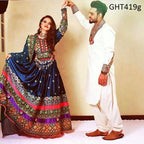 afghan clothes, afghani dress new style in teal color