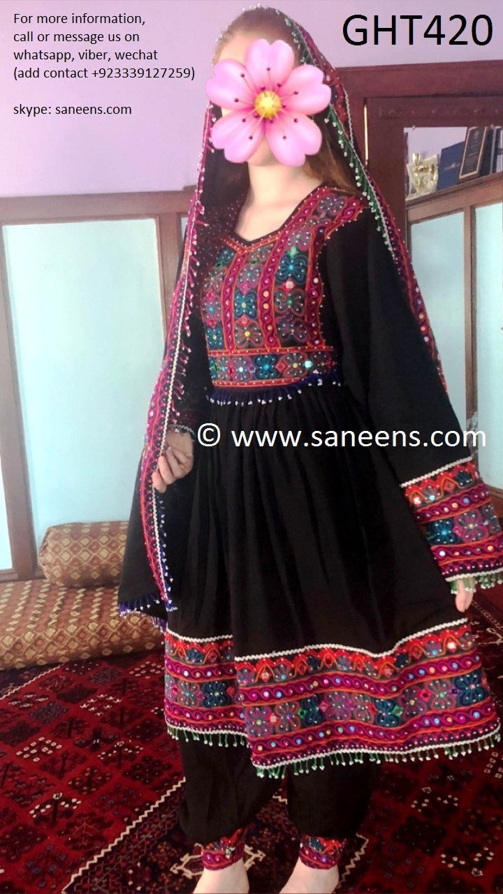 afghani dress, muslimah fashion