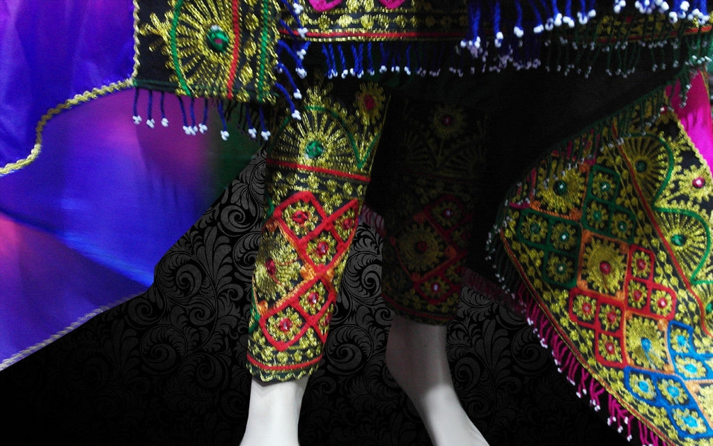 traditional pashtun girls costume