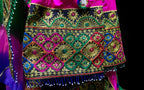 mirrors work afghani frock
