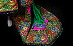 pathani dress in green color