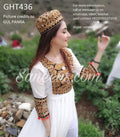 Pashtun Singer Dress In White Color Afghan Clothes Gul Panra Costumes