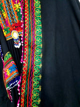 Pashtun Dress Afghan Clothes In Black Color Persian Bridal Costume