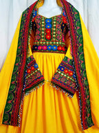 pashtun persian artwork frock