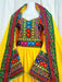 pathani dress in yellow color
