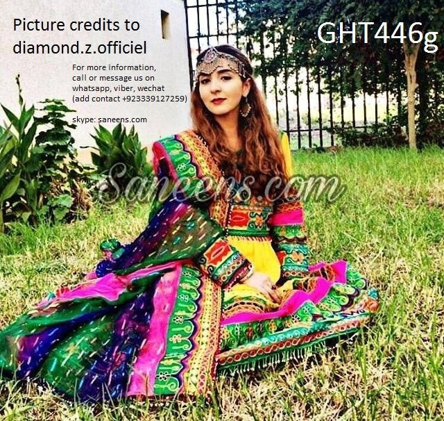 pashtun bridal frock