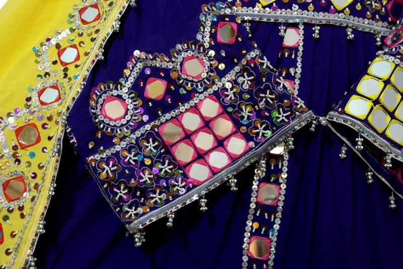 Mirror work kuchi Cloths