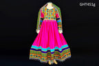 Pashtun Singer Clothes In Pink Color Muslimah Fashion Afghan Gown