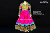 Pashtun Singer Clothes In Pink Color Muslimah Fashion Afghan Gown