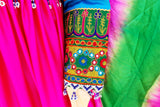 Pashtun Singer Clothes In Pink Color Muslimah Fashion Afghan Gown