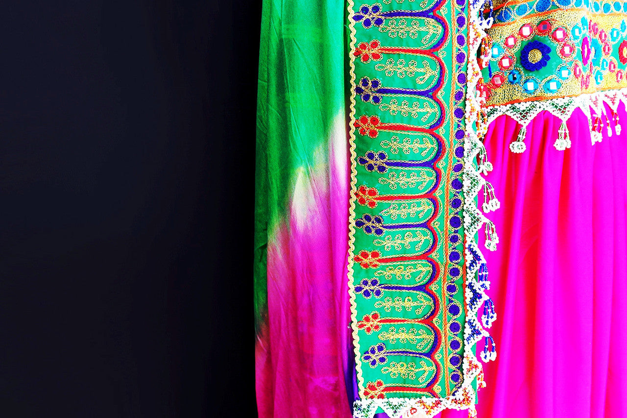 fashionable afghan frock