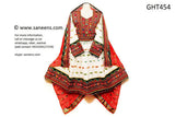 Afghan Fashion Mirrors Work Dress In White Color Islamic Nikah Costume
