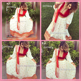 Pathani Dress In White Color Muslim Nikah Frock Hijab Fashion