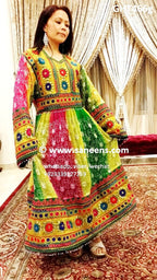 afghan clothes, islamic nikah frock, pashtun bridal dress