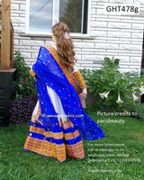 Buy Online White Color Afghani Gown Pashtun Bridal Long Dress Clothes