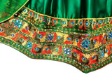 Afghan Wedding And Mehndi Green Clothes For Brides