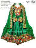 Afghan Wedding And Mehndi Green Clothes For Brides