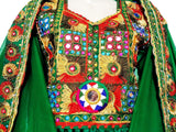 Afghan Wedding And Mehndi Green Clothes For Brides