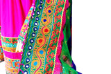 Pathani Dress In Pink Color Muslim Nikah Clothes With Mirrors Work
