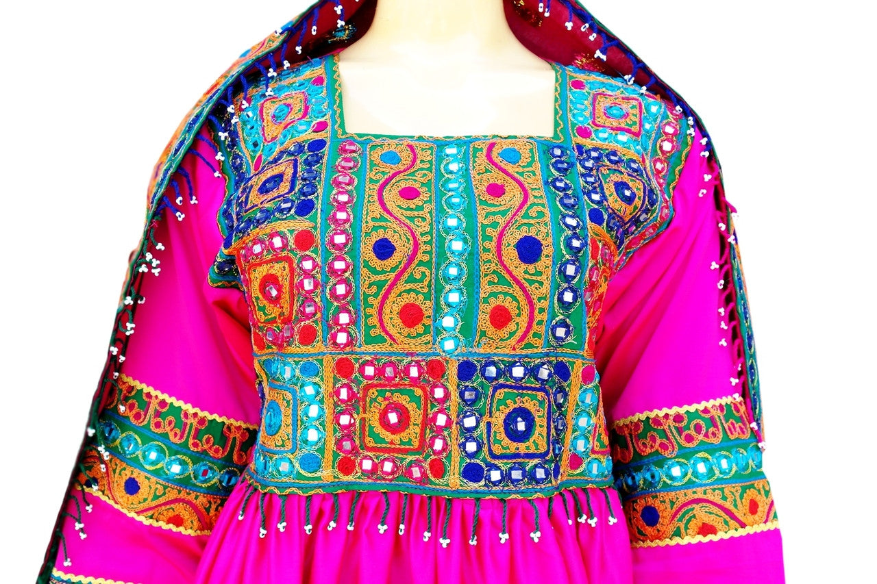 pashtun bridal frock