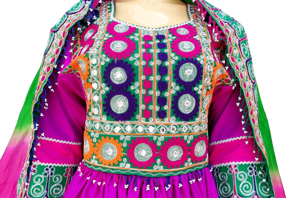 pashtun bridal frock