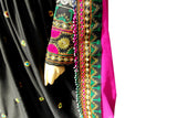 Buy Afghan Gown In Black Color Pathani Dress For Nikah Mehndi Event