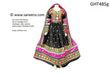 Buy Afghan Gown In Black Color Pathani Dress For Nikah Mehndi Event