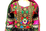Buy Afghan Gown In Black Color Pathani Dress For Nikah Mehndi Event
