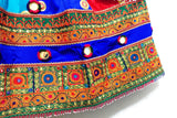 Pashtun Bridal Dress In Multicolor With Lot of Mirrors And Needlework