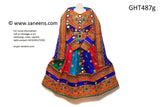 Pashtun Bridal Dress In Multicolor With Lot of Mirrors And Needlework
