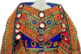 Pashtun Bridal Dress In Multicolor With Lot of Mirrors And Needlework