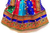 Pashtun Bridal Dress In Multicolor With Lot of Mirrors And Needlework