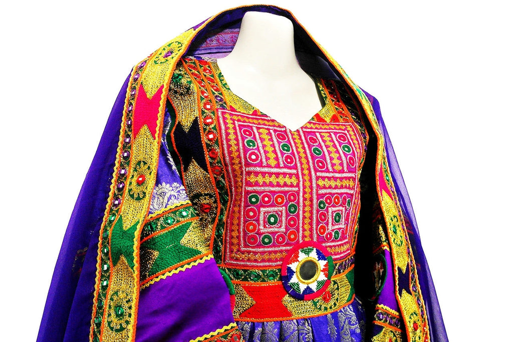 pashtun bridal frock, muslimah fashion