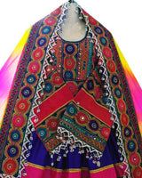 Afghan Bridle Hand Embroidery Work Dress