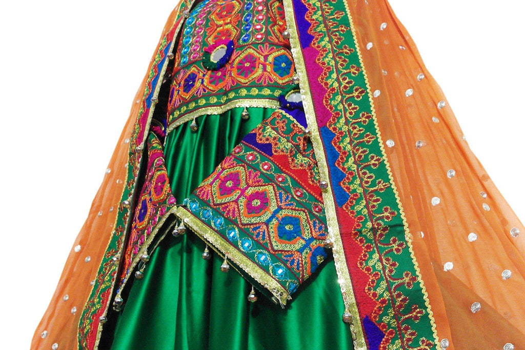 islamic nikah dress, pashtun bridal frock