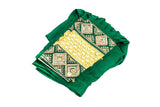 Elegant Afghan Green Mirror Work Fashion Gown
