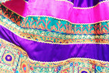 Buy Online Afghan Clothes Pathani Purple Dress With Lot Of Mirrors Work