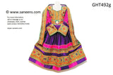 Buy Online Afghan Clothes Pathani Purple Dress With Lot Of Mirrors Work