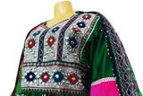 Buy New Afghani Dress In Green Color Pathani Clothes In Satin Fabric