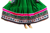 Buy New Afghani Dress In Green Color Pathani Clothes In Satin Fabric