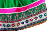 Buy New Afghani Dress In Green Color Pathani Clothes In Satin Fabric