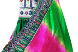 Buy New Afghani Dress In Green Color Pathani Clothes In Satin Fabric